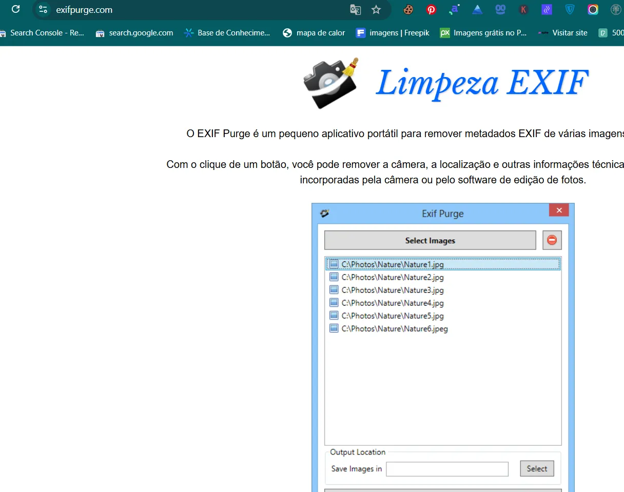 EXIFPurge (Web)