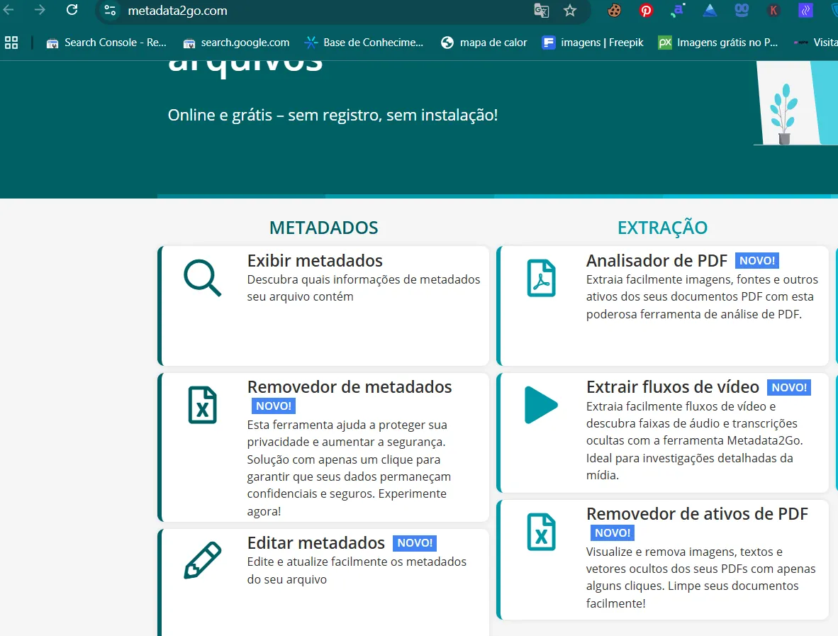 Metadata2Go – Simples, direto e online