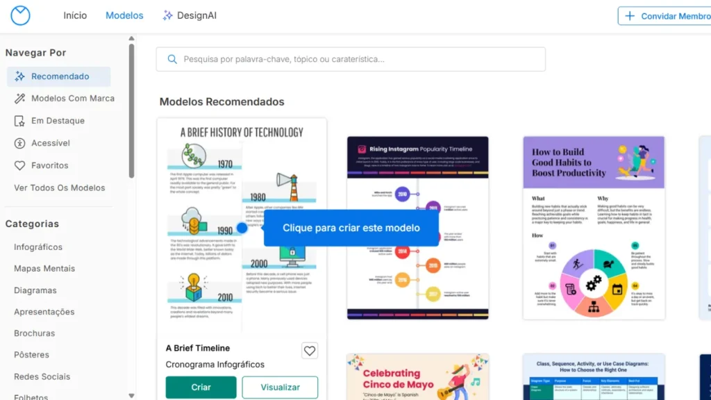Venngage (Plano Free com limitações)
